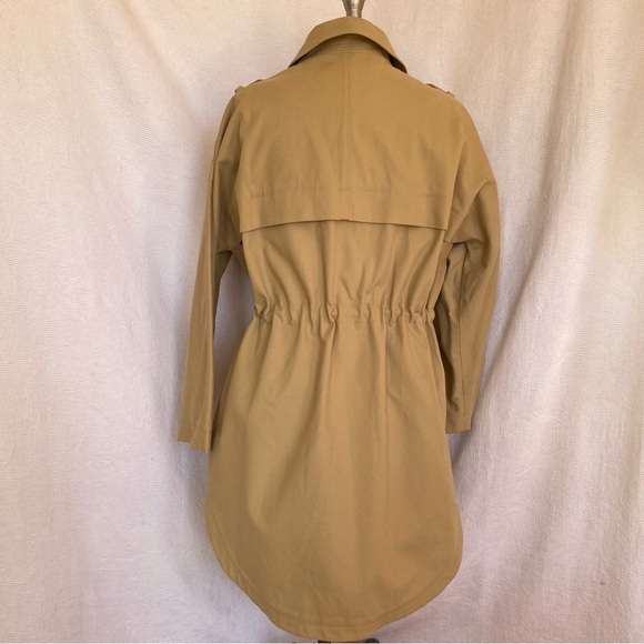 Maje cotton canvas trench coat. Size 40 Cotton Spandex - Picture 8 of 11